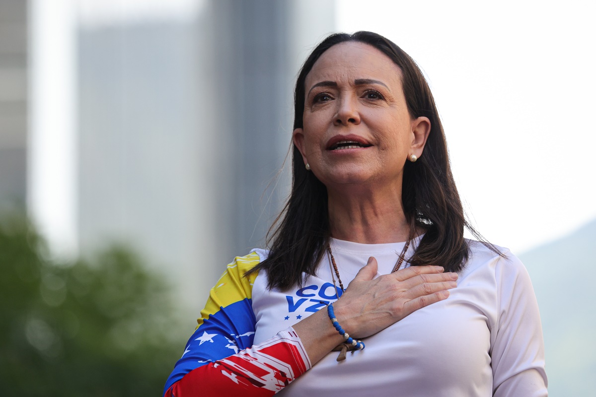 venezuela:-maria-corina-diz-que-sera-eleita-presidente-“na-hora-certa”
