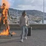 estatua-de-cristiano-ronaldo-e-incendiada-em-museu-na-ilha-da-madeira