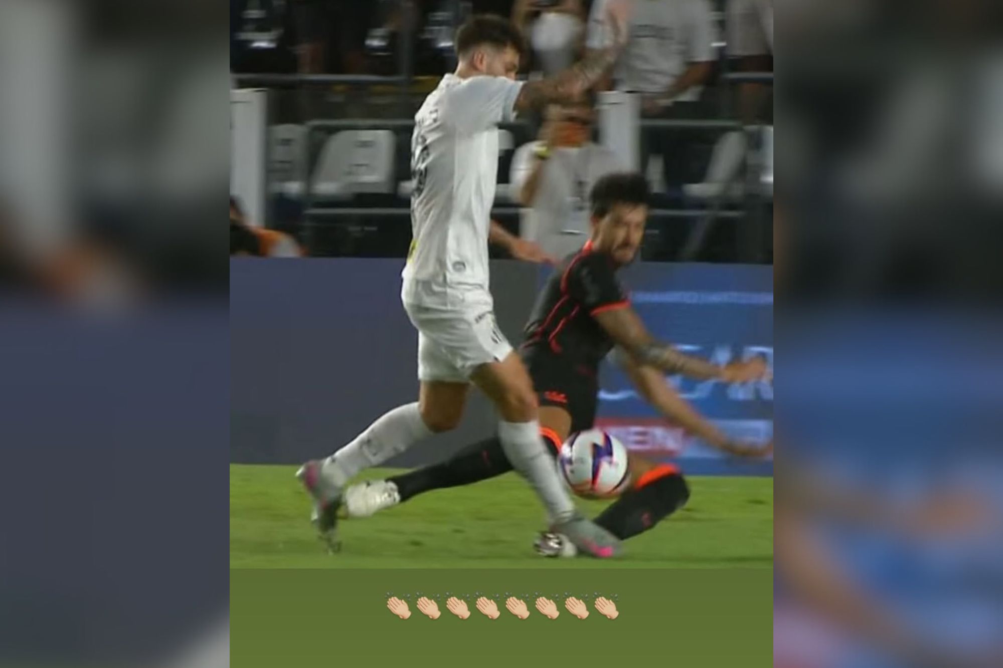 gustavo-henrique-mostra-inchaco-no-pe-apos-santos-x-corinthians;-veja